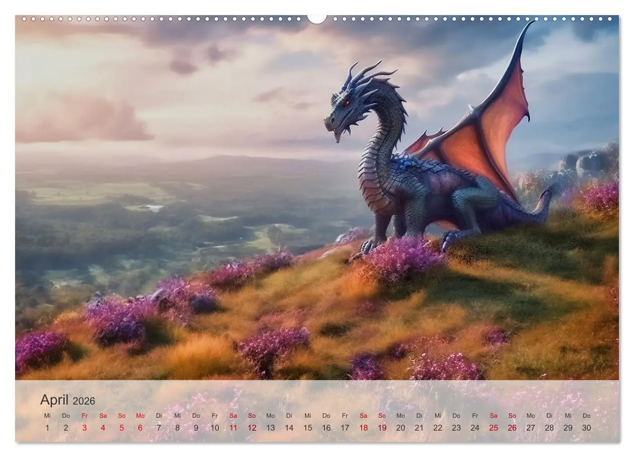 Bild: 9783457475447 | Im Land der schönen Drachen (hochwertiger Premium Wandkalender 2026...