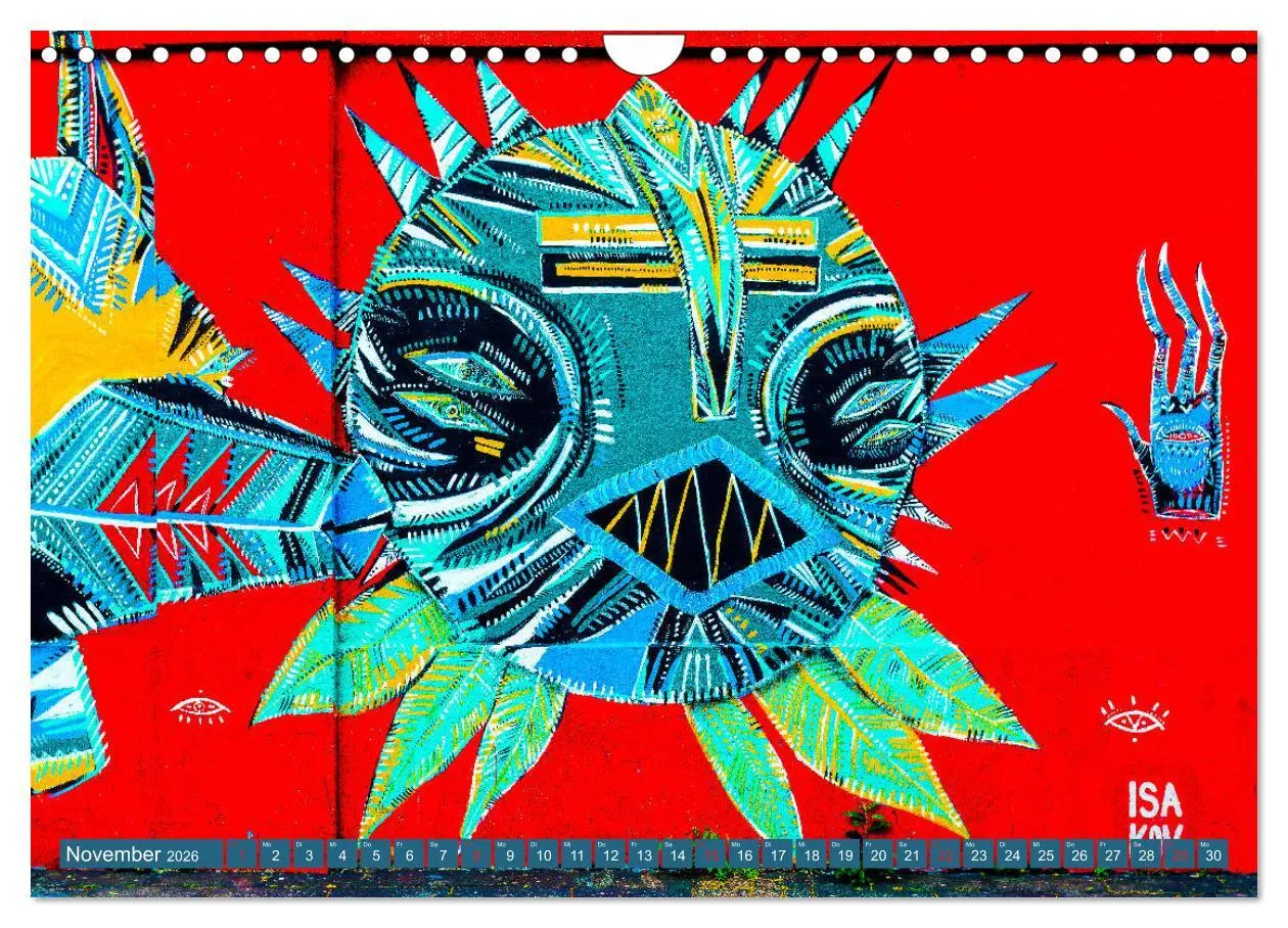 Bild: 9783457785447 | Street art Köln Michael Jaster (Wandkalender 2026 DIN A4 quer),...