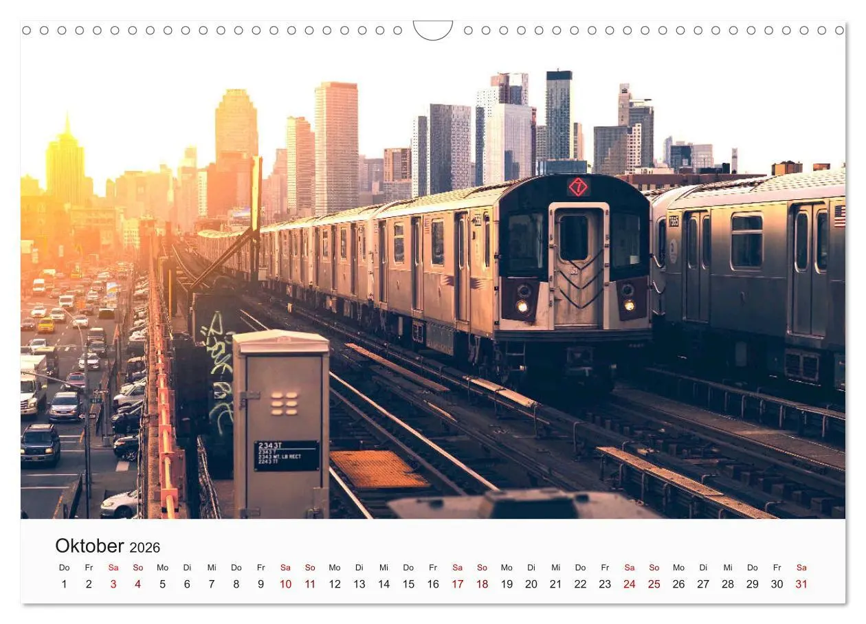 Bild: 9783457925447 | Traumstadt New York (Wandkalender 2026 DIN A3 quer), CALVENDO...
