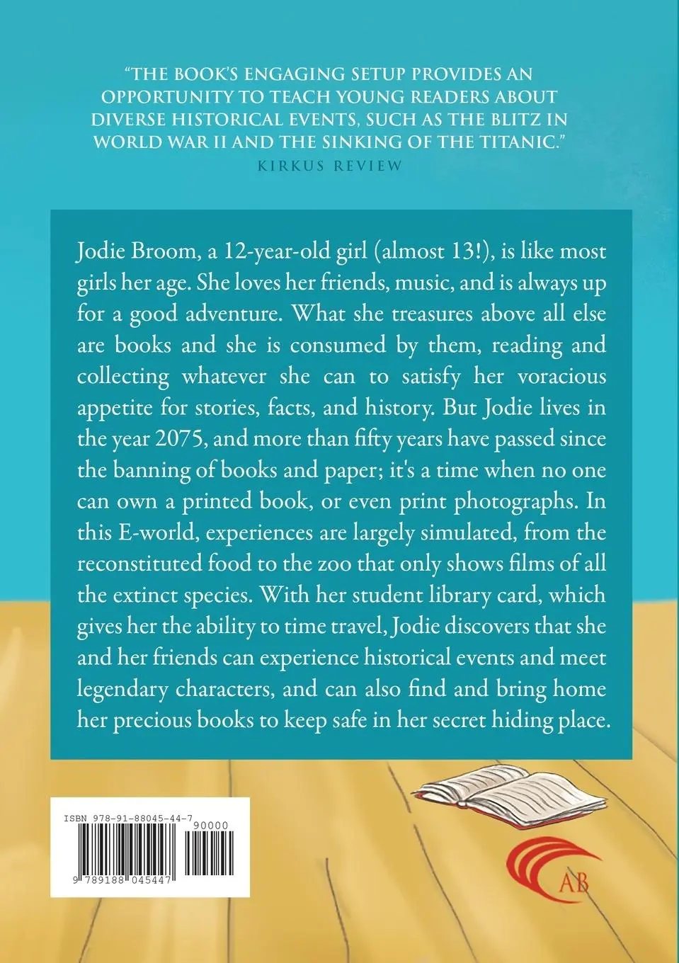 Rückseite: 9789188045447 | Jodie and The Library Card | Julie Hodgson | Taschenbuch | Englisch