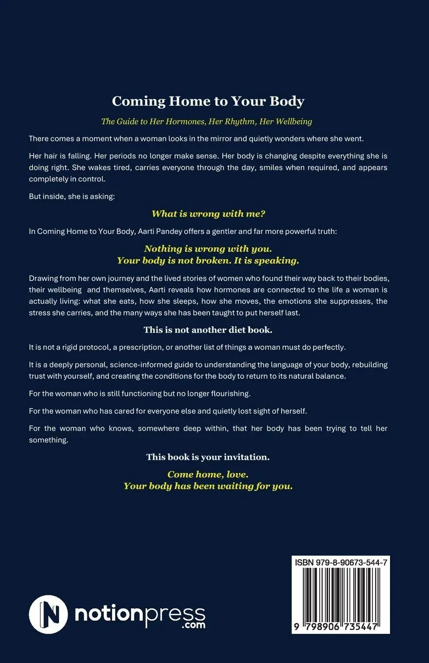 Rückseite: 9798906735447 | Coming Home to Your Body | Aarti Pandey | Taschenbuch | Englisch
