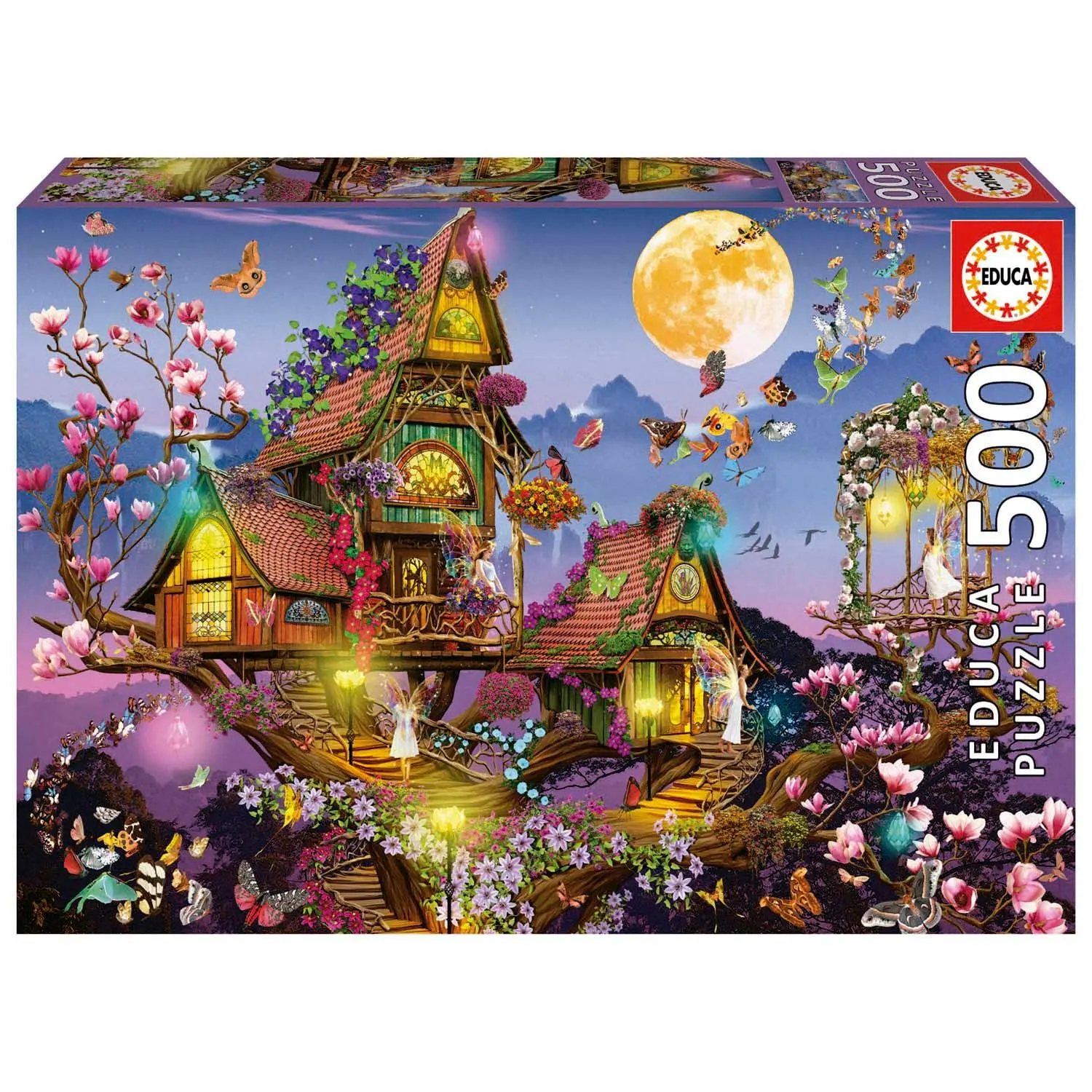 Cover: 8412668195547 | Educa - Elfenhaus - Puzzle 500 Teile | Mgl | Spiel | 195547 | Deutsch