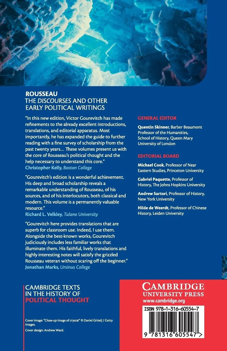Rückseite: 9781316605547 | Rousseau | The Discourses and Other Early Political Writings | Buch