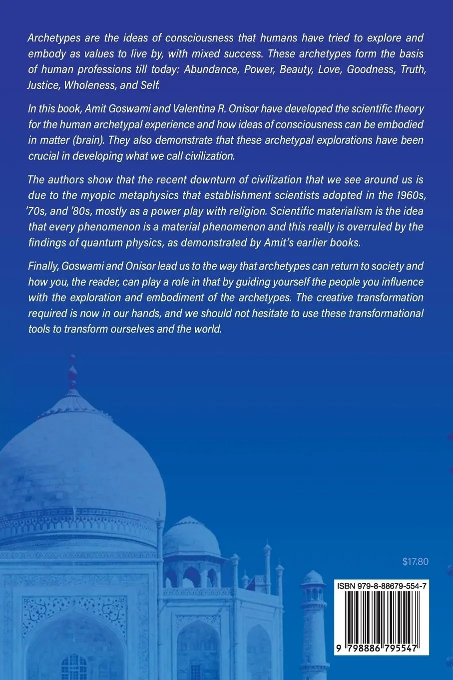 Rückseite: 9798886795547 | The Return of the Archetypes | Amit Goswami (u. a.) | Taschenbuch