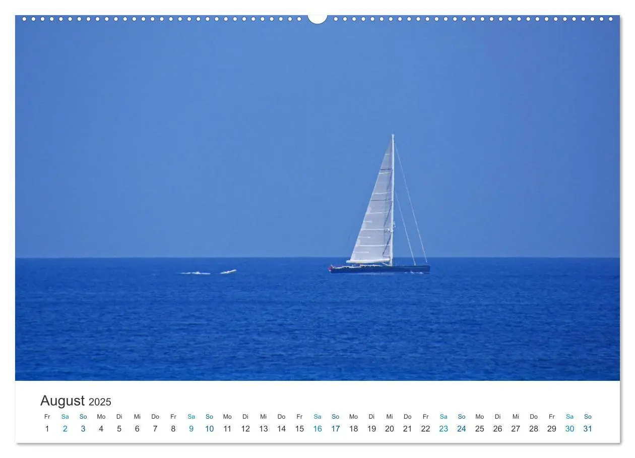 Bild: 9783435125647 | Segelboote und Yachten - Lebensart am Mittelmeer (Wandkalender 2025...