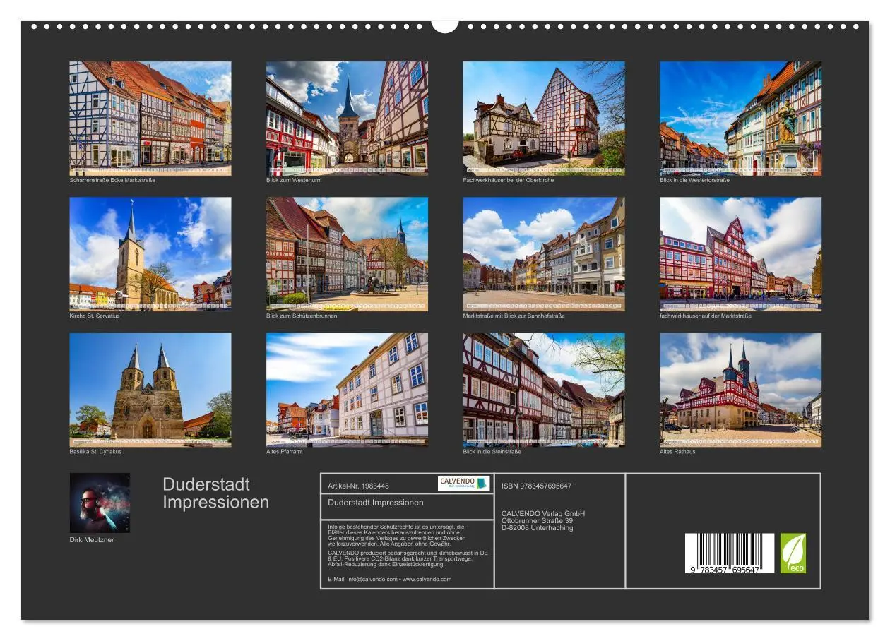Bild: 9783457695647 | Duderstadt Impressionen (hochwertiger Premium Wandkalender 2026 DIN...