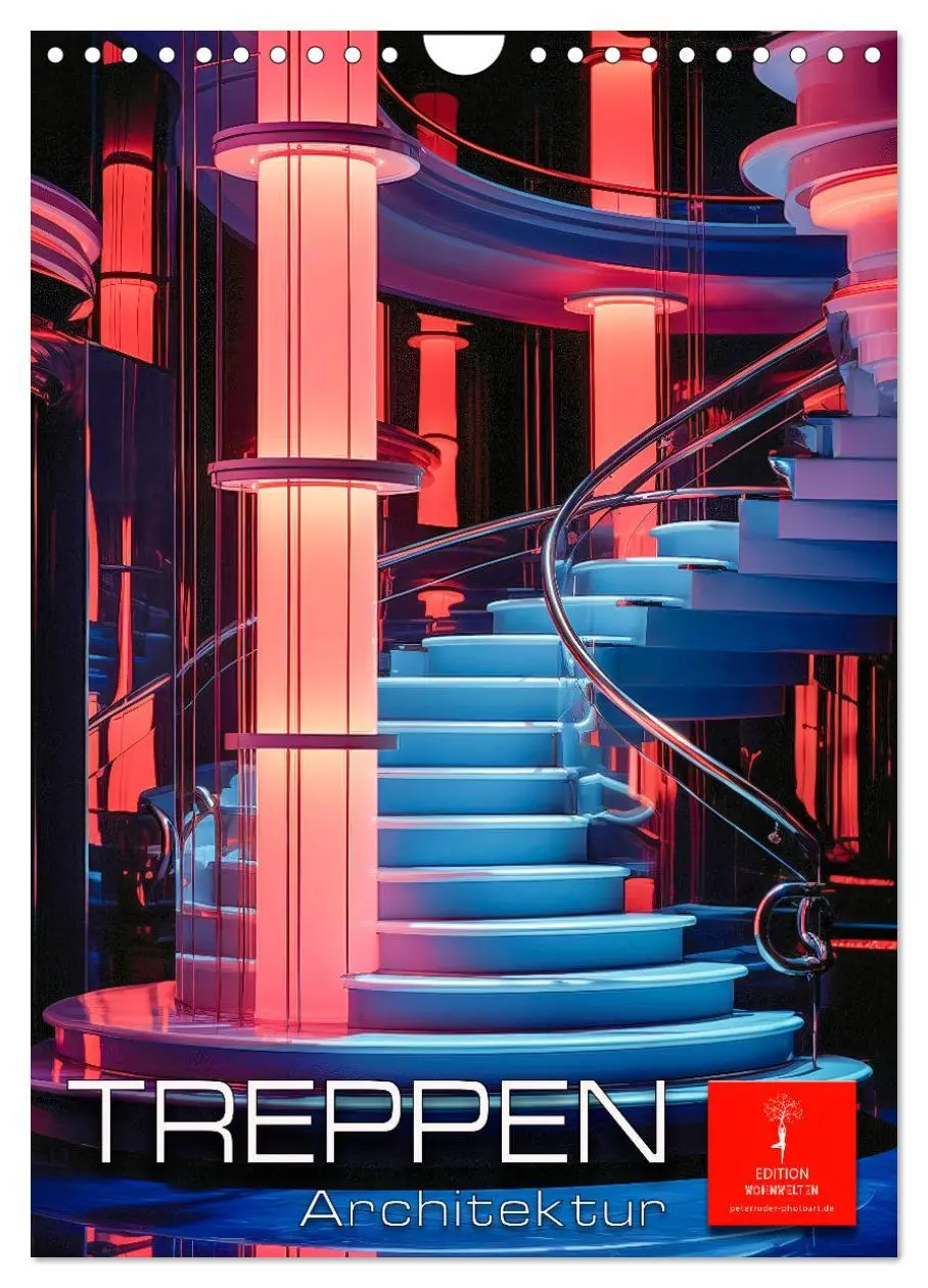 Cover: 9783516305647 | Treppen Architektur (Wandkalender 2026 DIN A4 hoch), CALVENDO...