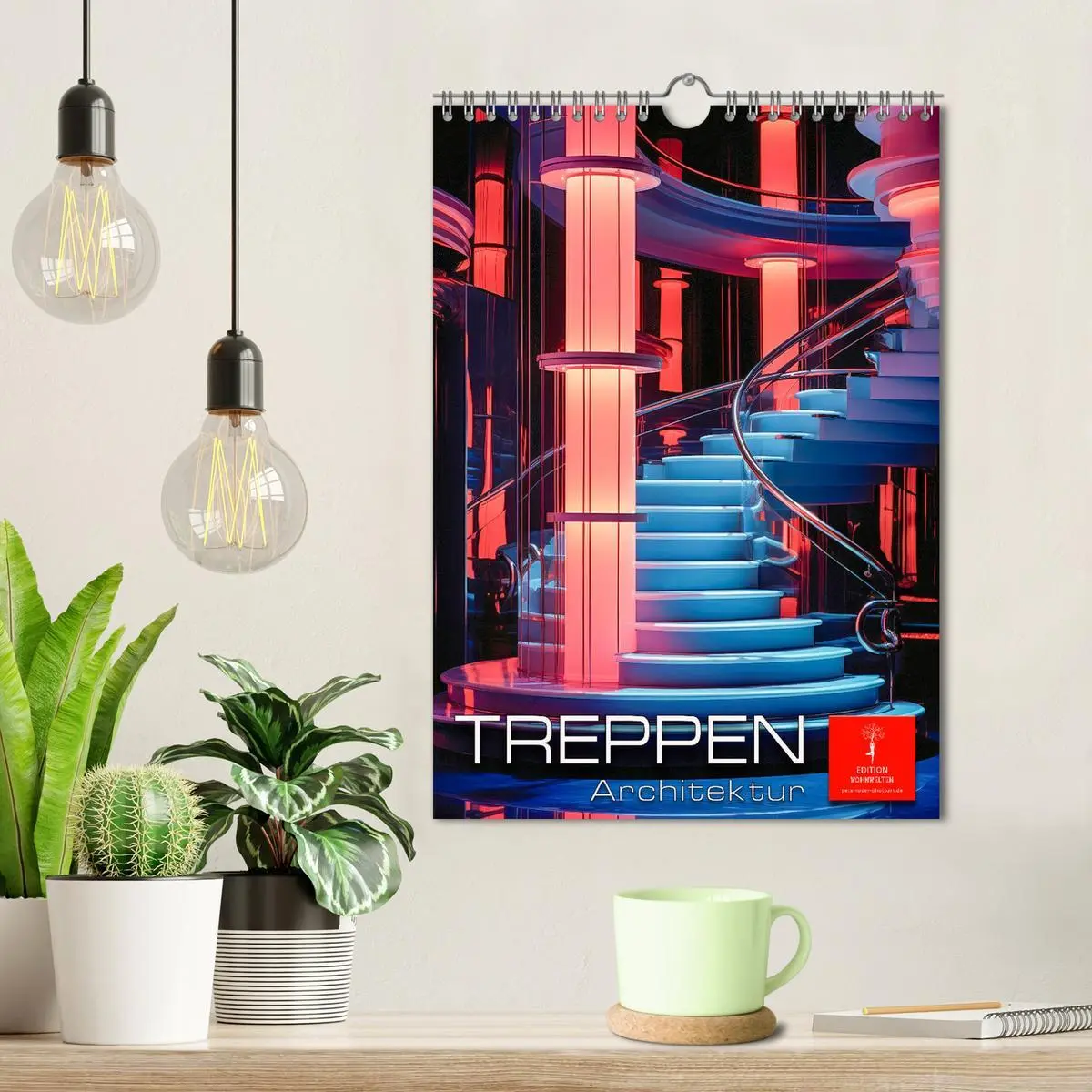 Bild: 9783516305647 | Treppen Architektur (Wandkalender 2026 DIN A4 hoch), CALVENDO...