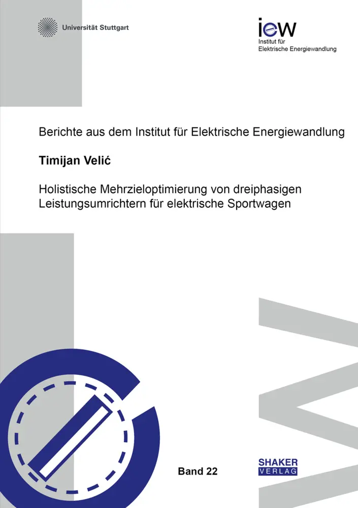 Holistische Mehrzieloptimierung von dreiphasigen Leistungsumrichtern für elektrische Sportwagen