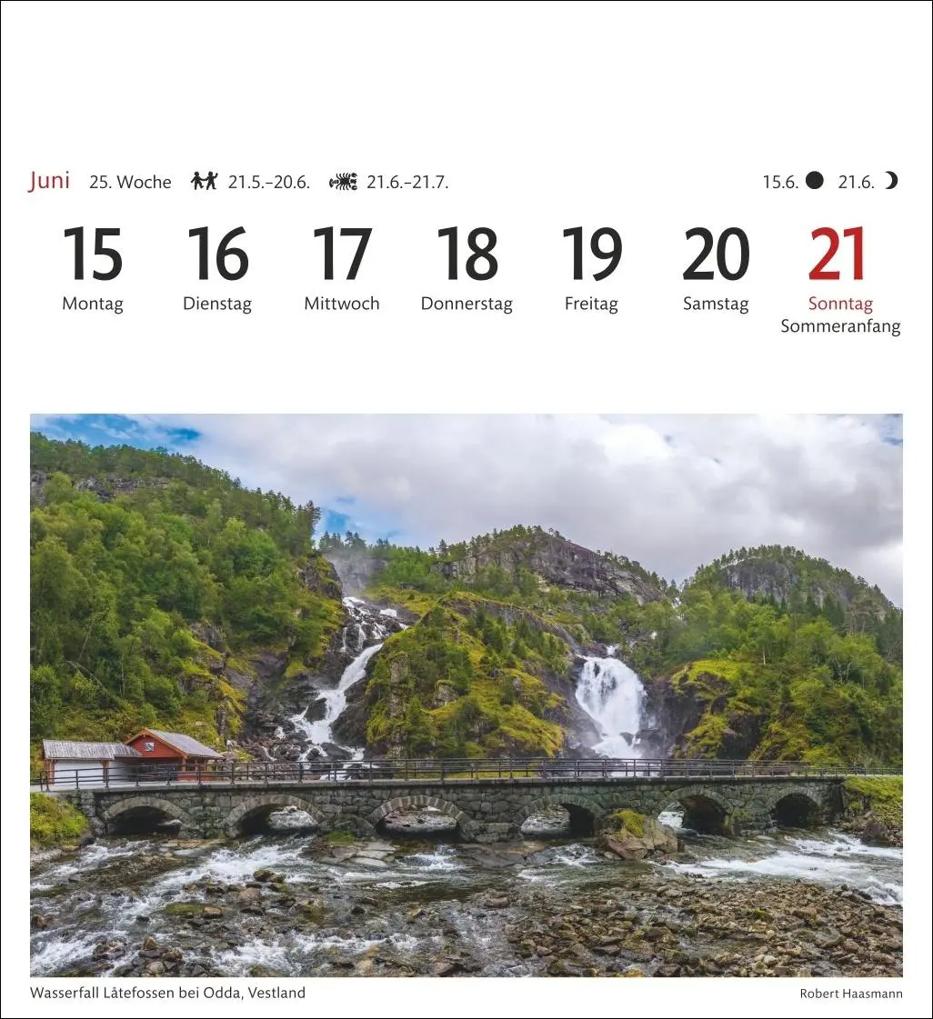 Bild: 9783840035647 | Norwegen Sehnsuchtskalender 2026 - Wochenkalender mit 53 Postkarten
