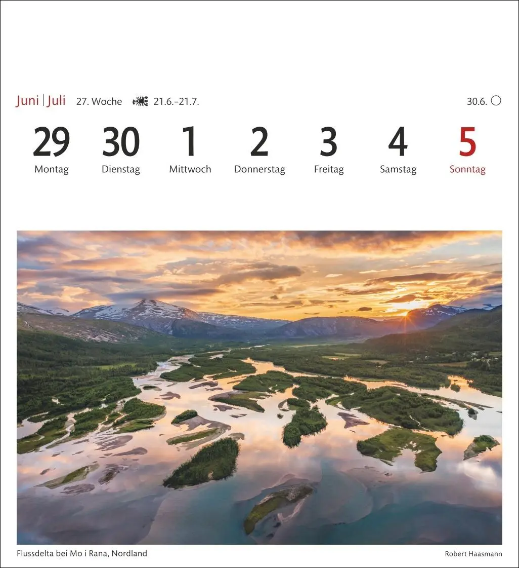 Bild: 9783840035647 | Norwegen Sehnsuchtskalender 2026 - Wochenkalender mit 53 Postkarten