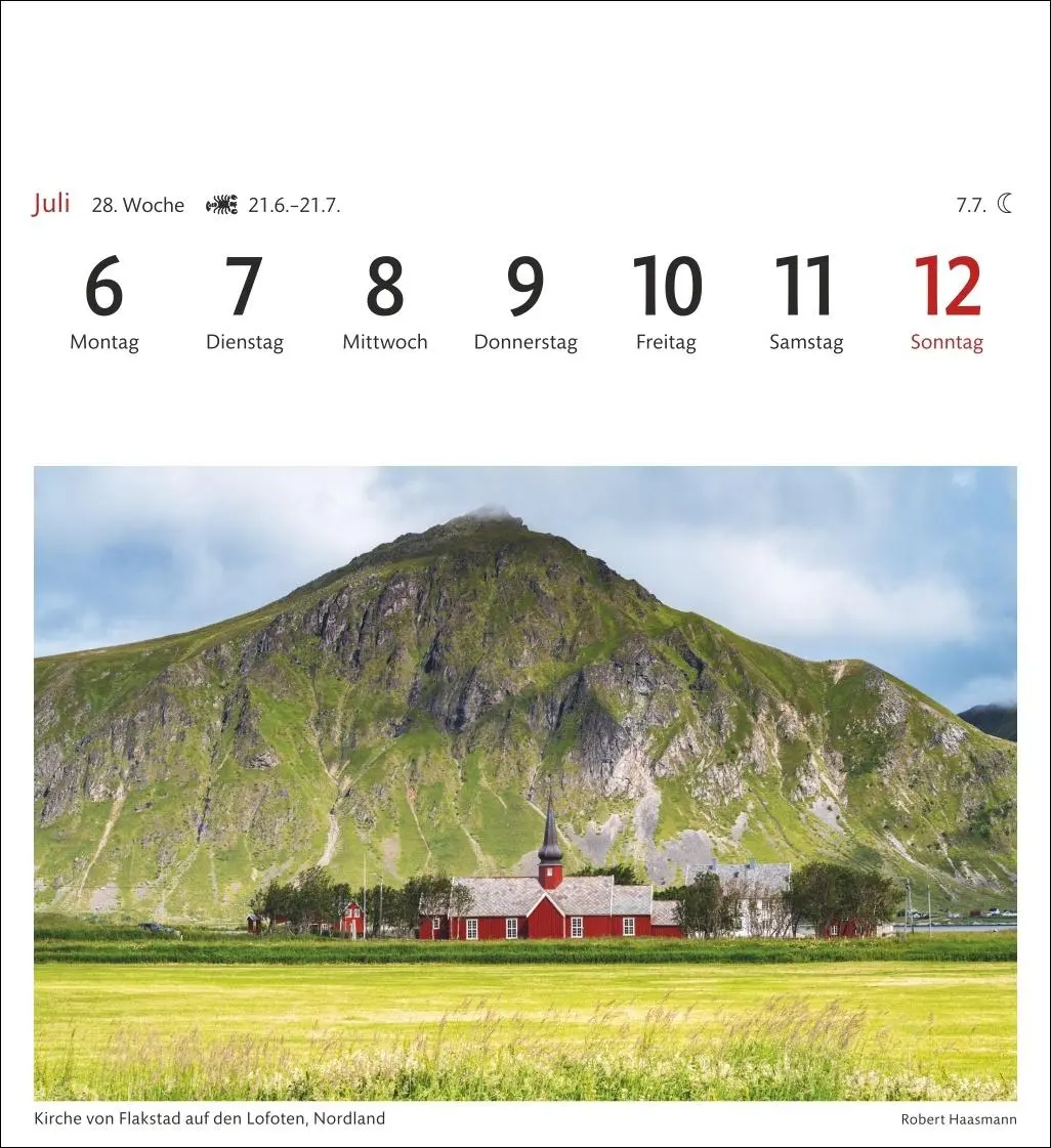 Bild: 9783840035647 | Norwegen Sehnsuchtskalender 2026 - Wochenkalender mit 53 Postkarten