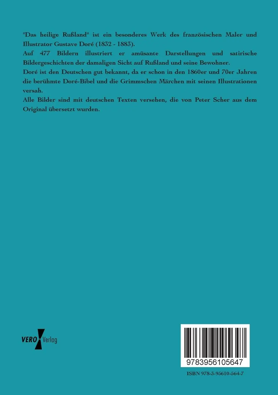 Rückseite: 9783956105647 | Das heilige Rußland | Mit 477 Bildern | Gustave Doré | Taschenbuch