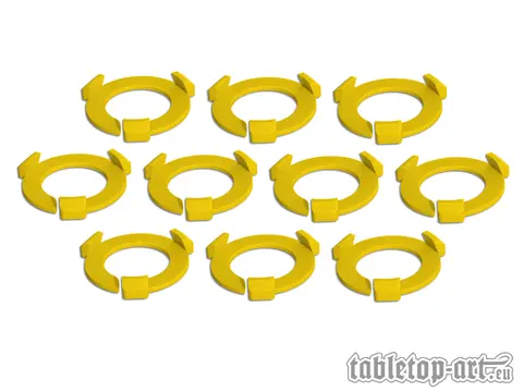 Cover: 704270725747 | Squad Marker - 25mm Yellow (10) | Tabletop-Art | EAN 704270725747