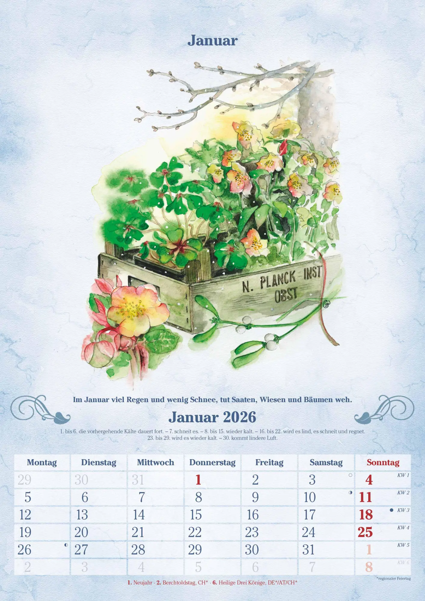 Bild: 4069095005747 | 100-jähriger Kalender 2026 - Bildkalender A3 (29,7x42 cm) - mit...
