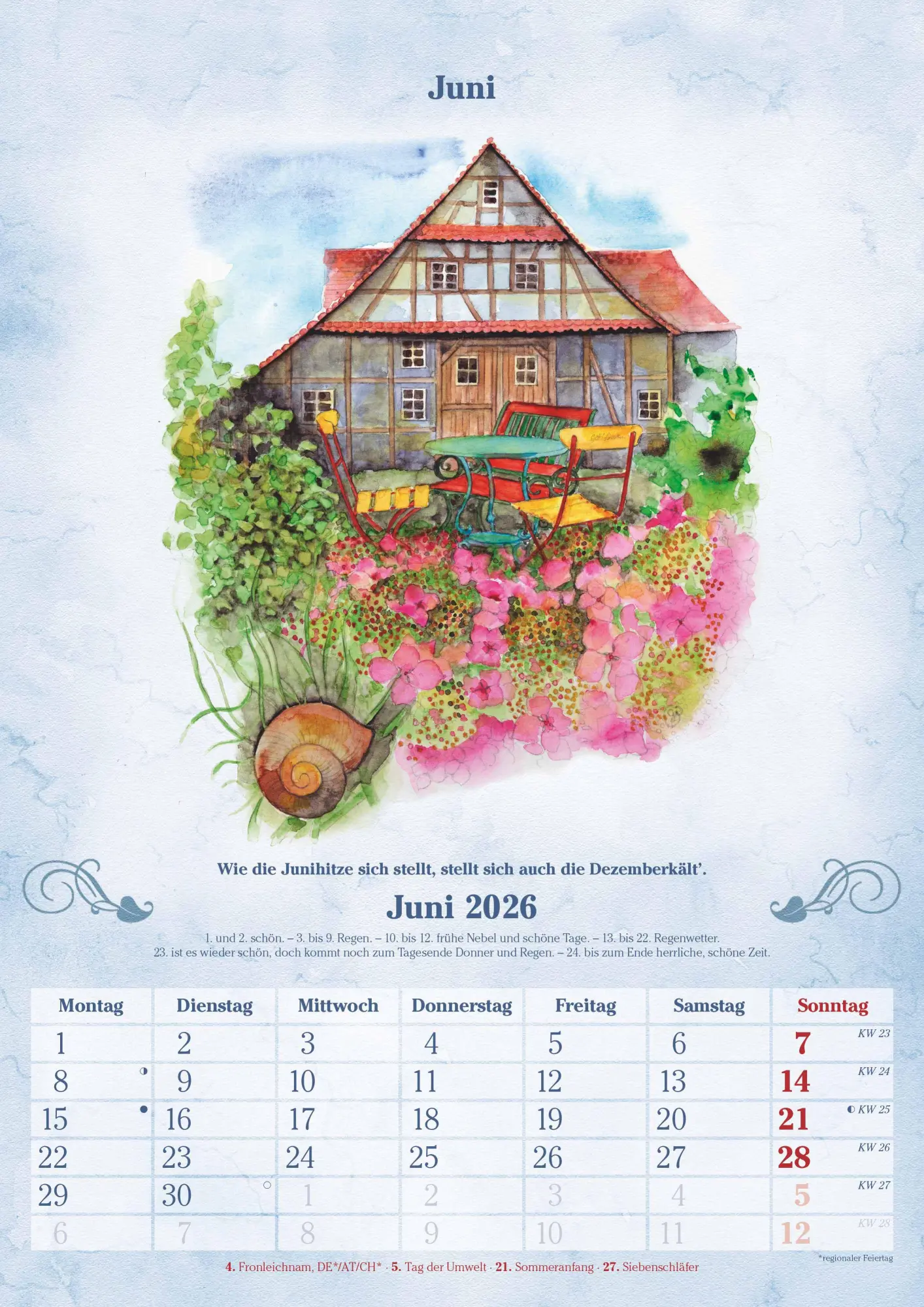 Bild: 4069095005747 | 100-jähriger Kalender 2026 - Bildkalender A3 (29,7x42 cm) - mit...