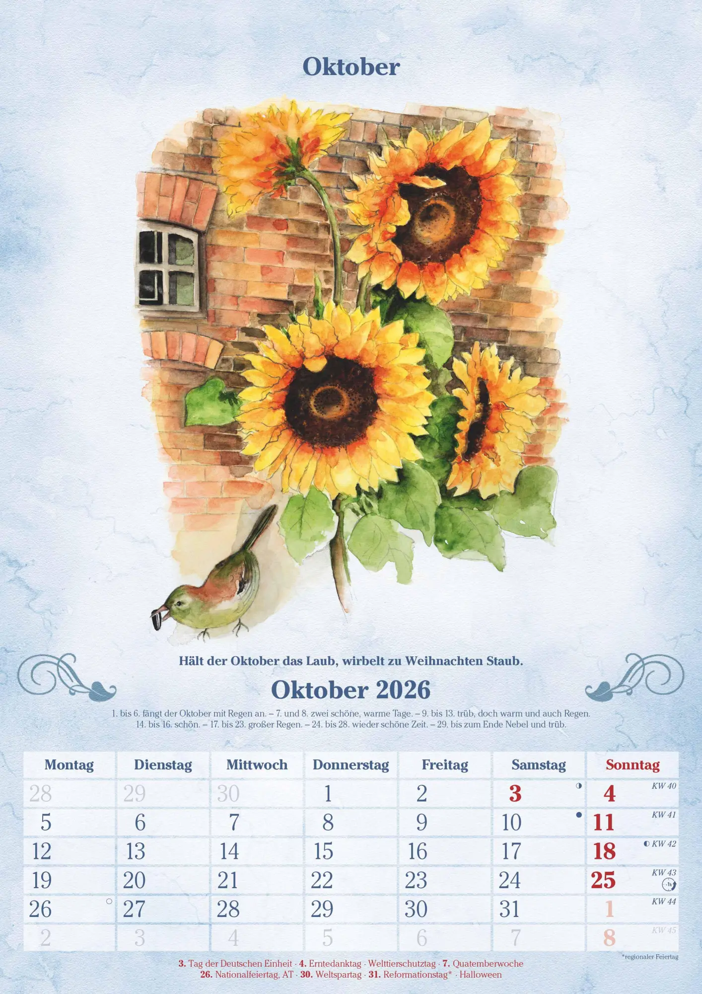Bild: 4069095005747 | 100-jähriger Kalender 2026 - Bildkalender A3 (29,7x42 cm) - mit...