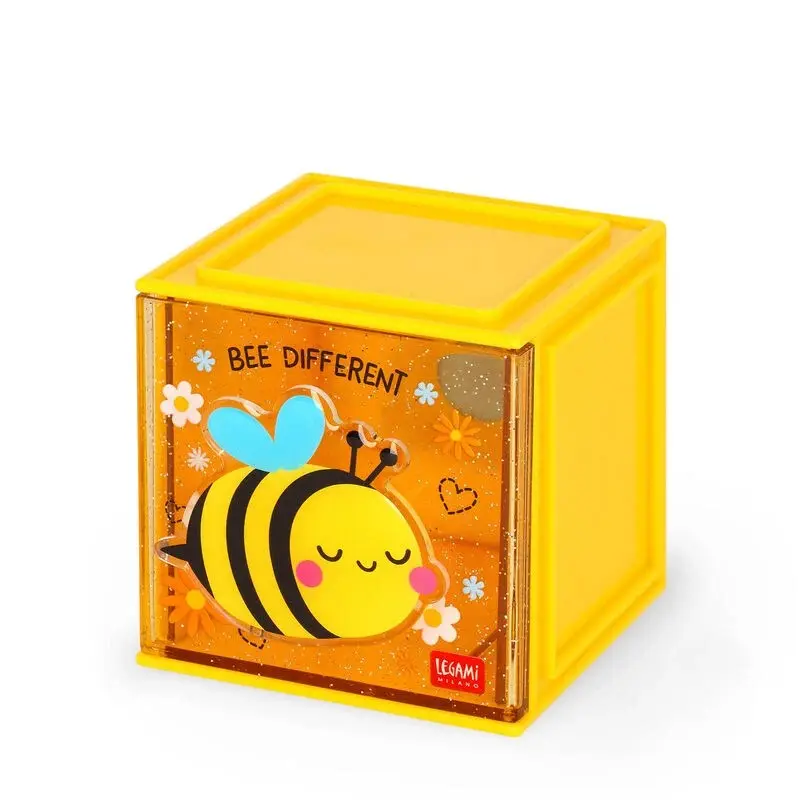 Cover: 8052694035747 | Legami Schreibtischbox Cutie Cube - Bee | Legami Cutie Cube | SBX0005