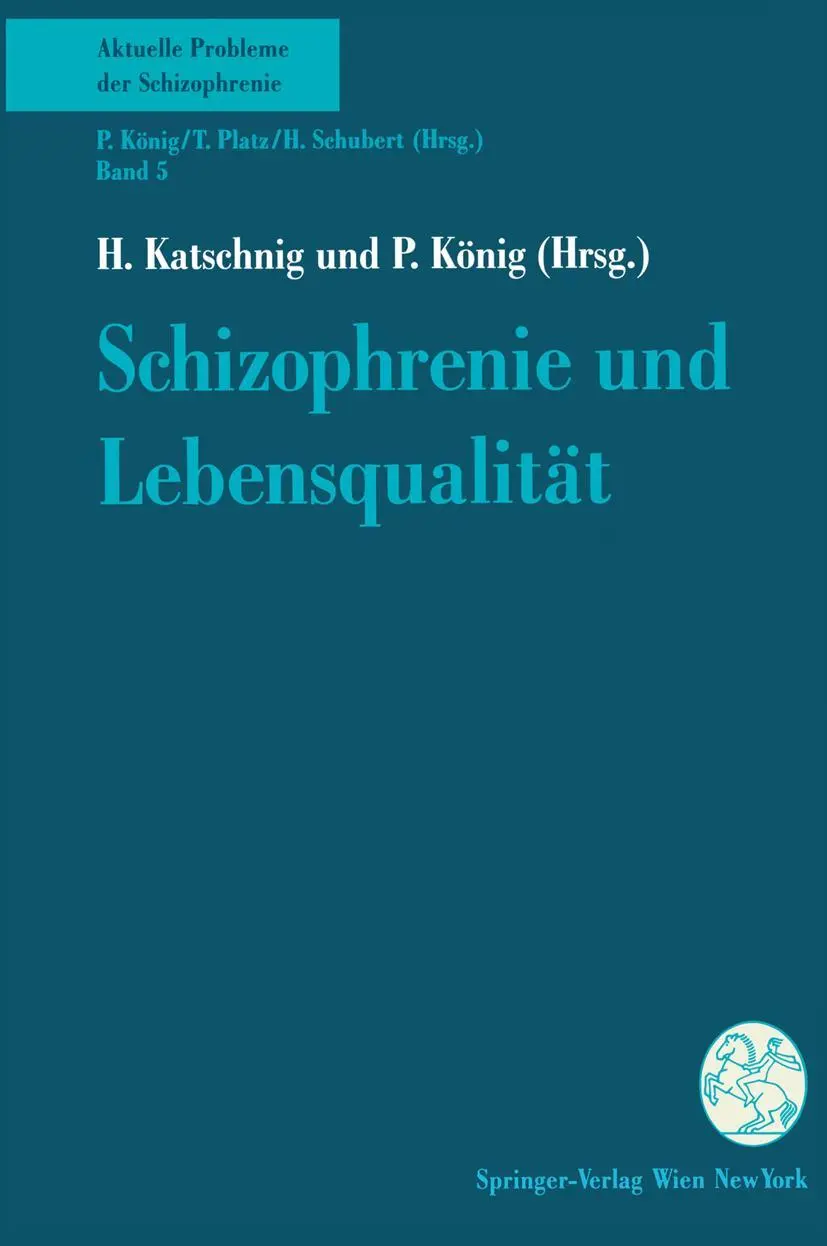 Cover: 9783211825747 | Schizophrenie und Lebensqualität | P. König (u. a.) | Taschenbuch