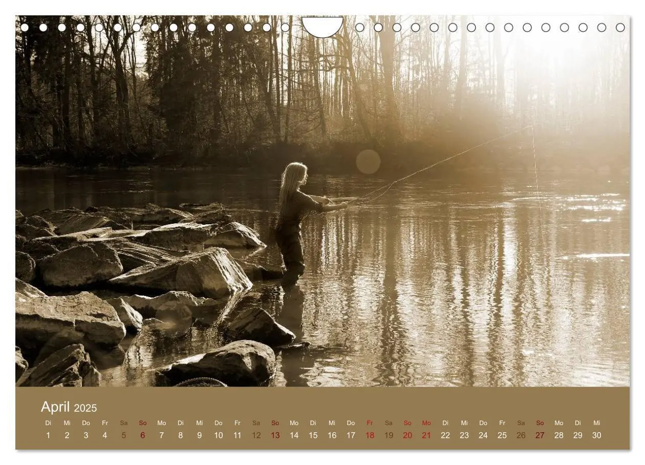 Bild: 9783435665747 | Fliegenfischen (Wandkalender 2025 DIN A4 quer), CALVENDO...