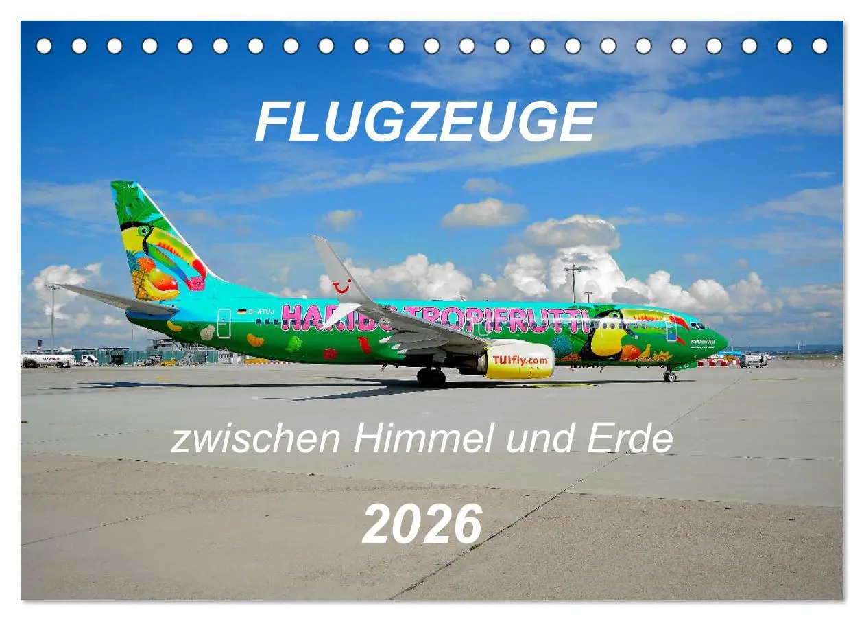 Cover: 9783457685747 | Flugzeuge zwischen Himmel und Erde (Tischkalender 2026 DIN A5...