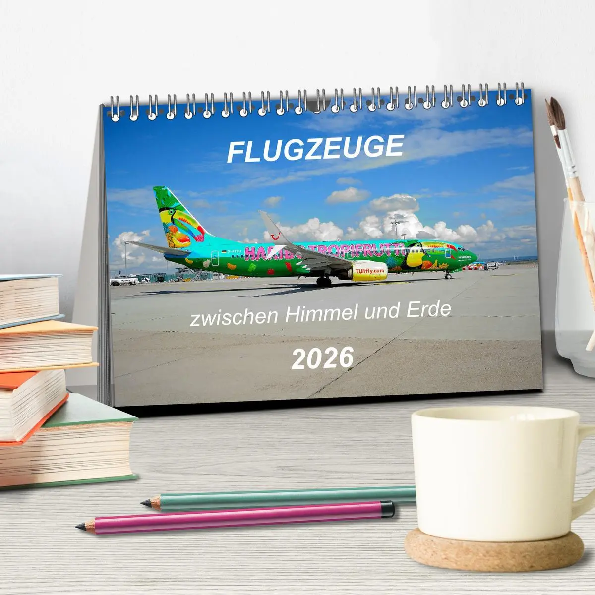 Bild: 9783457685747 | Flugzeuge zwischen Himmel und Erde (Tischkalender 2026 DIN A5...