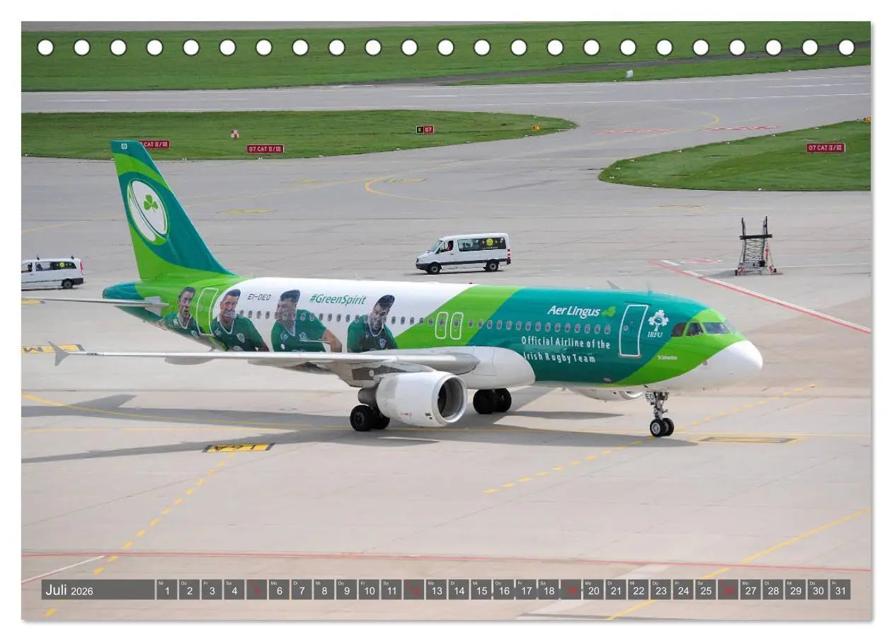 Bild: 9783457685747 | Flugzeuge zwischen Himmel und Erde (Tischkalender 2026 DIN A5...