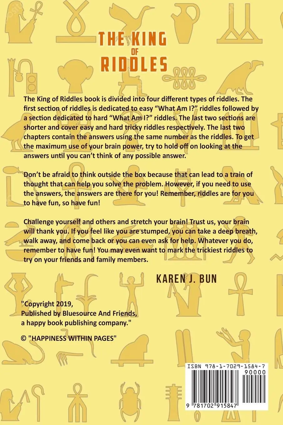 Rückseite: 9781702915847 | The King Of Riddles | The Massive Conundrum Book For Teens And Adults