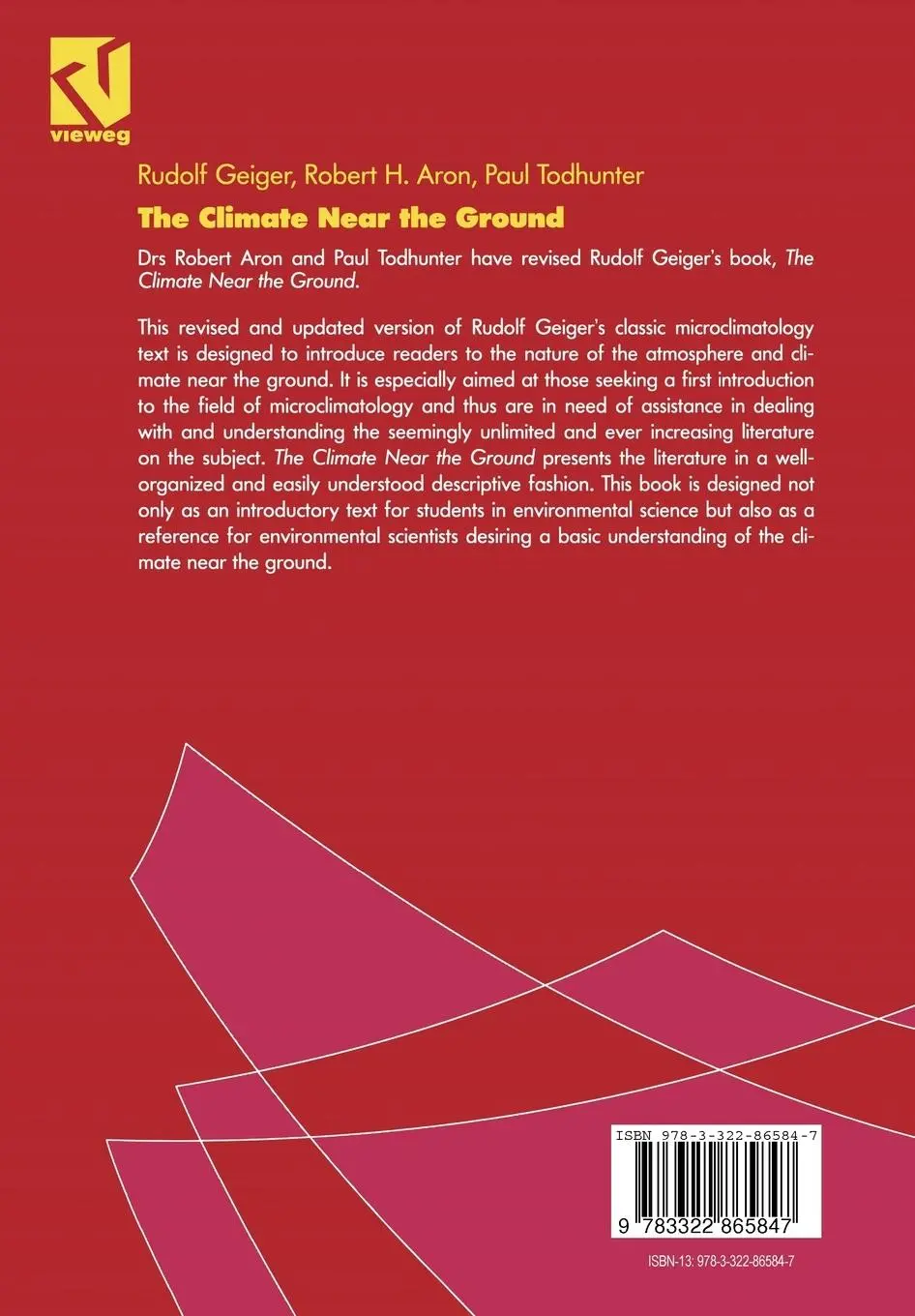 Rückseite: 9783322865847 | The Climate Near the Ground | Rudolf Geiger (u. a.) | Taschenbuch