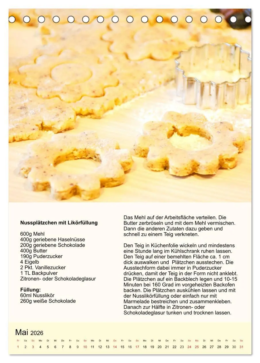 Bild: 9783516385847 | Plätzchen. Kekse für das ganze Jahr! (Tischkalender 2026 DIN A5...