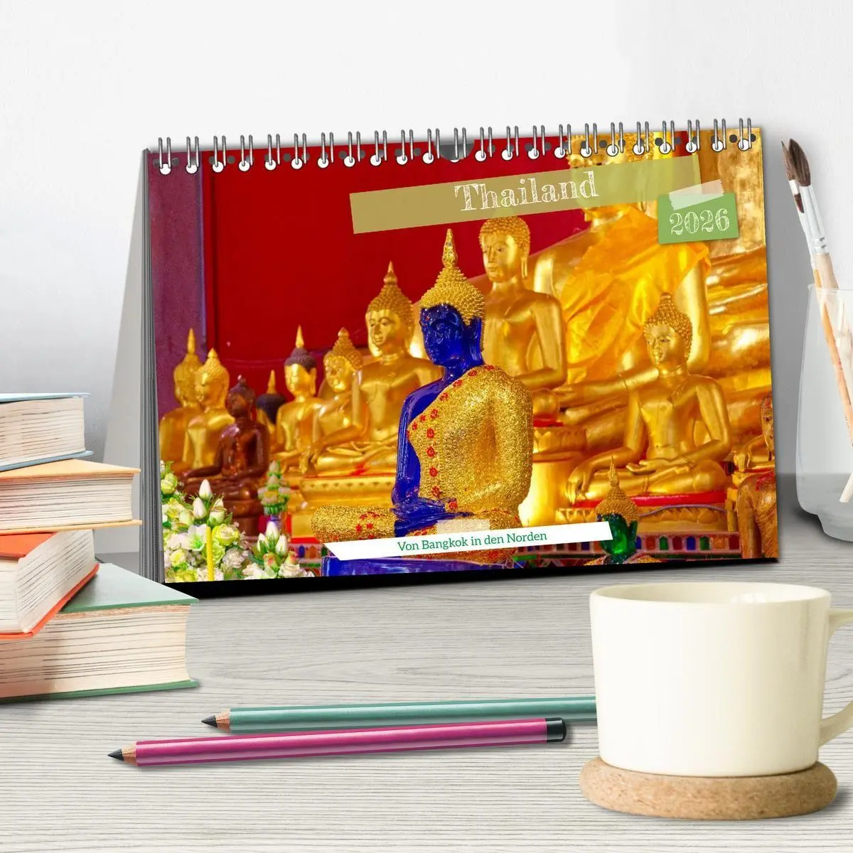 Bild: 9783516695847 | Thailand - Von Bangkok in den Norden (Tischkalender 2026 DIN A5...