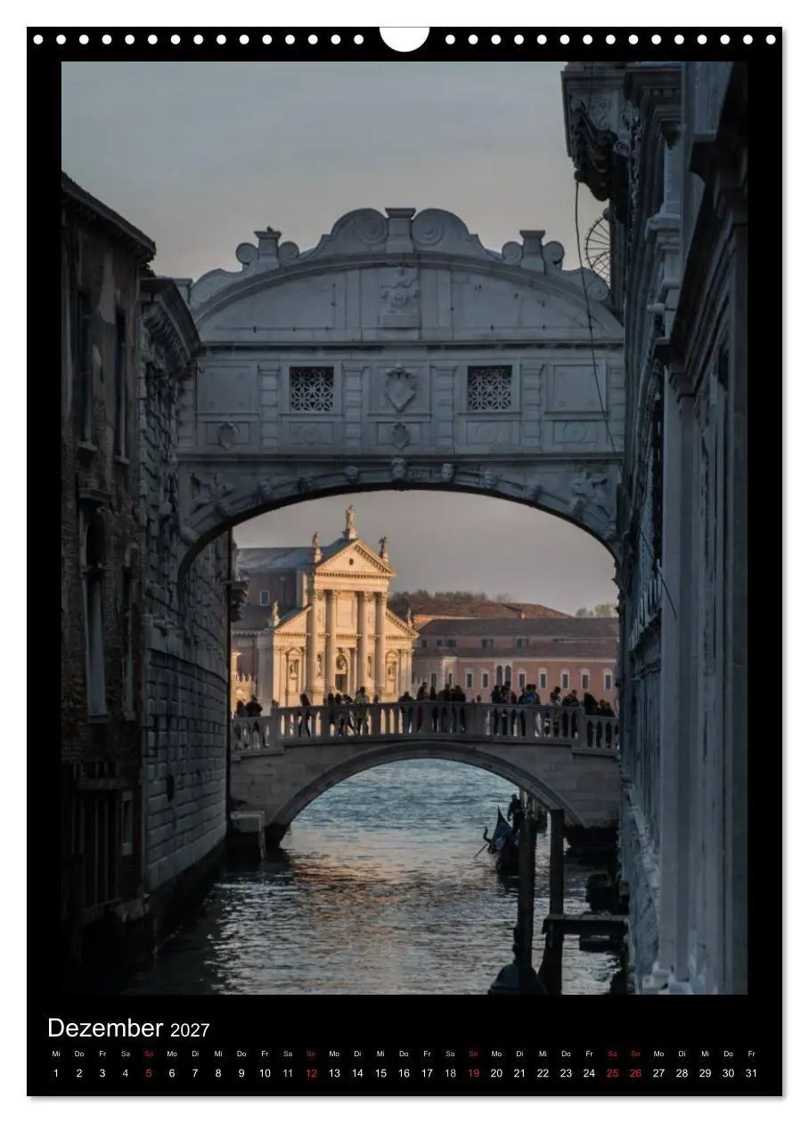 Bild: 9783594125847 | "Venedig - La Romantica" (Wandkalender 2027 DIN A3 hoch), CALVENDO...