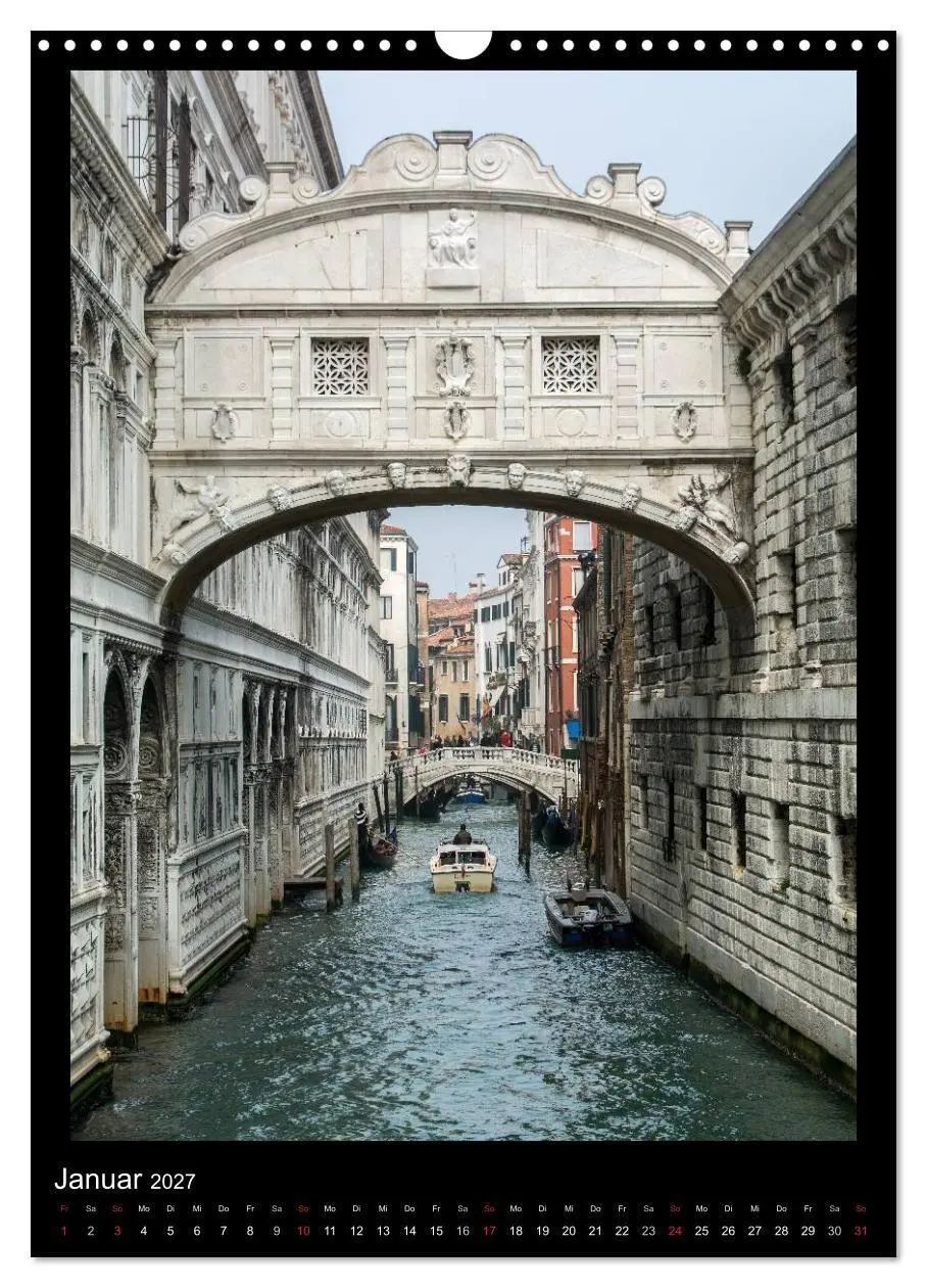 Bild: 9783594125847 | "Venedig - La Romantica" (Wandkalender 2027 DIN A3 hoch), CALVENDO...
