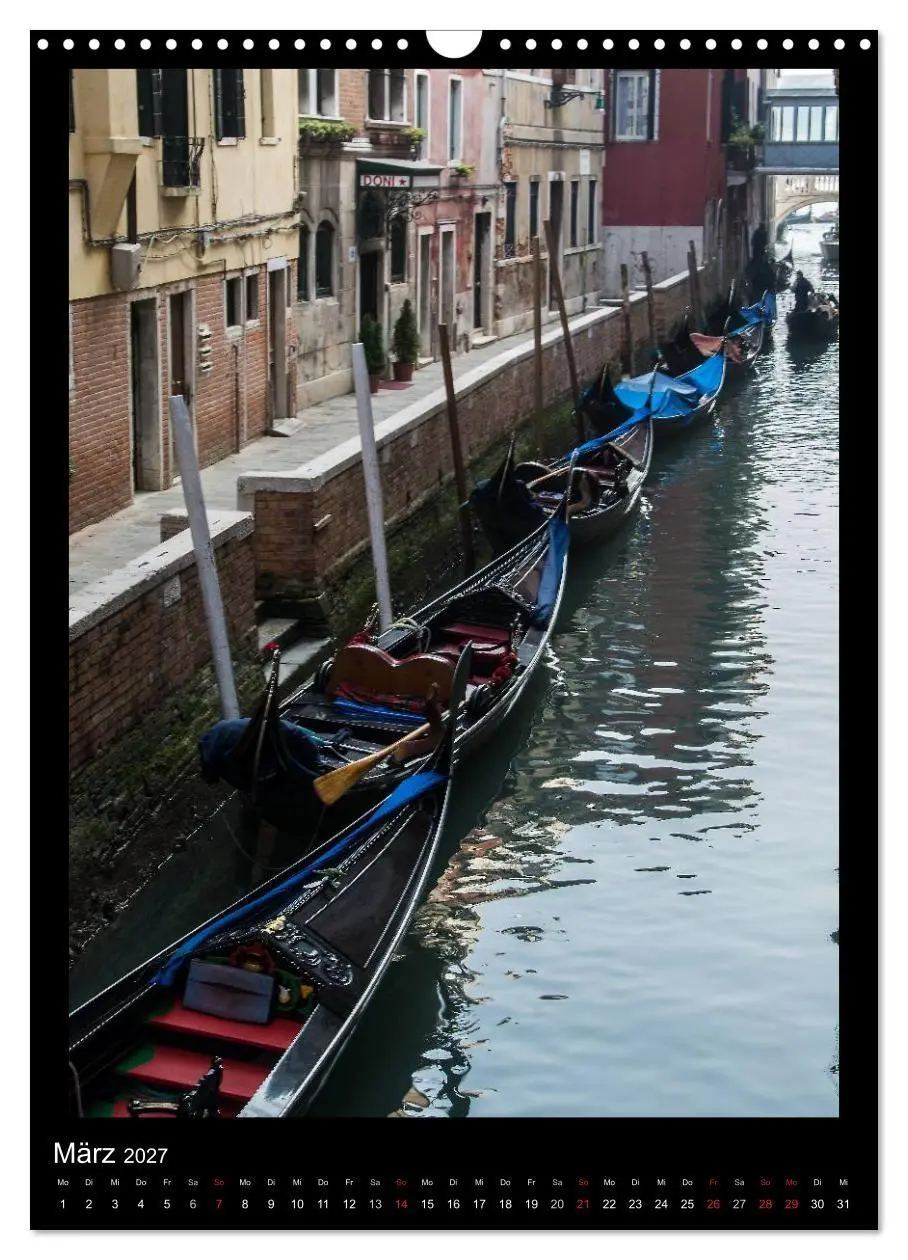 Bild: 9783594125847 | "Venedig - La Romantica" (Wandkalender 2027 DIN A3 hoch), CALVENDO...