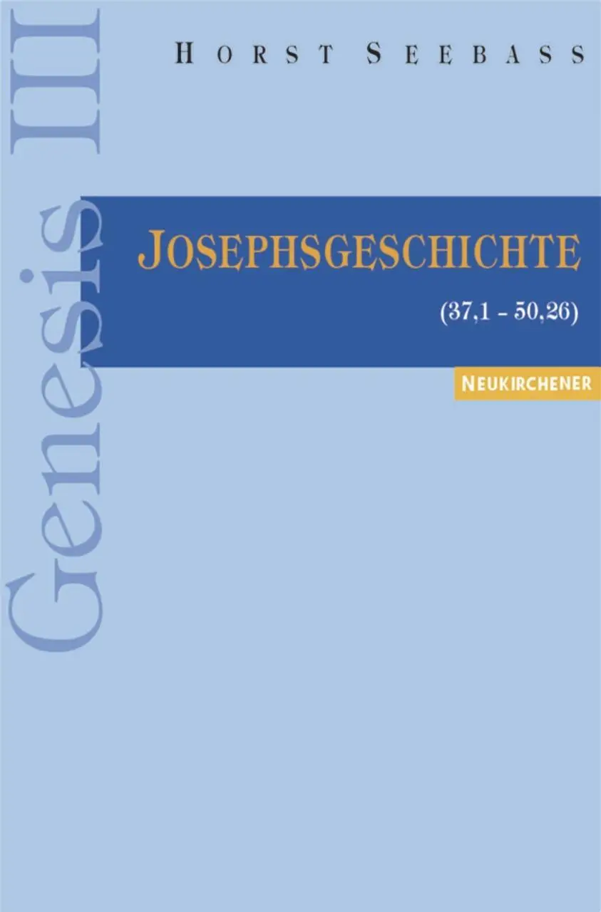Cover: 9783788715847 | Genesis III | Kommentar | Horst Seebass | Taschenbuch | 239 S. | 2000