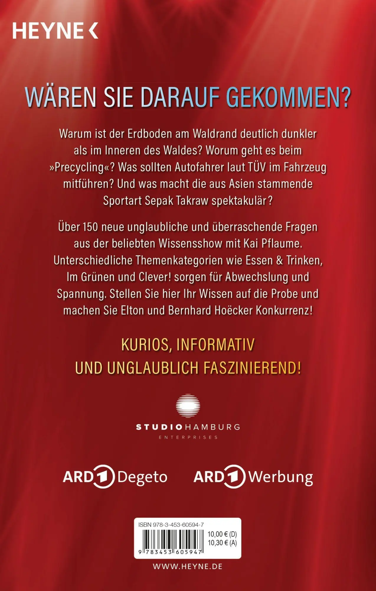 Bild: 9783453605947 | Wer weiß denn sowas? 4 | Heyne Verlag | Taschenbuch | 320 S. | Deutsch