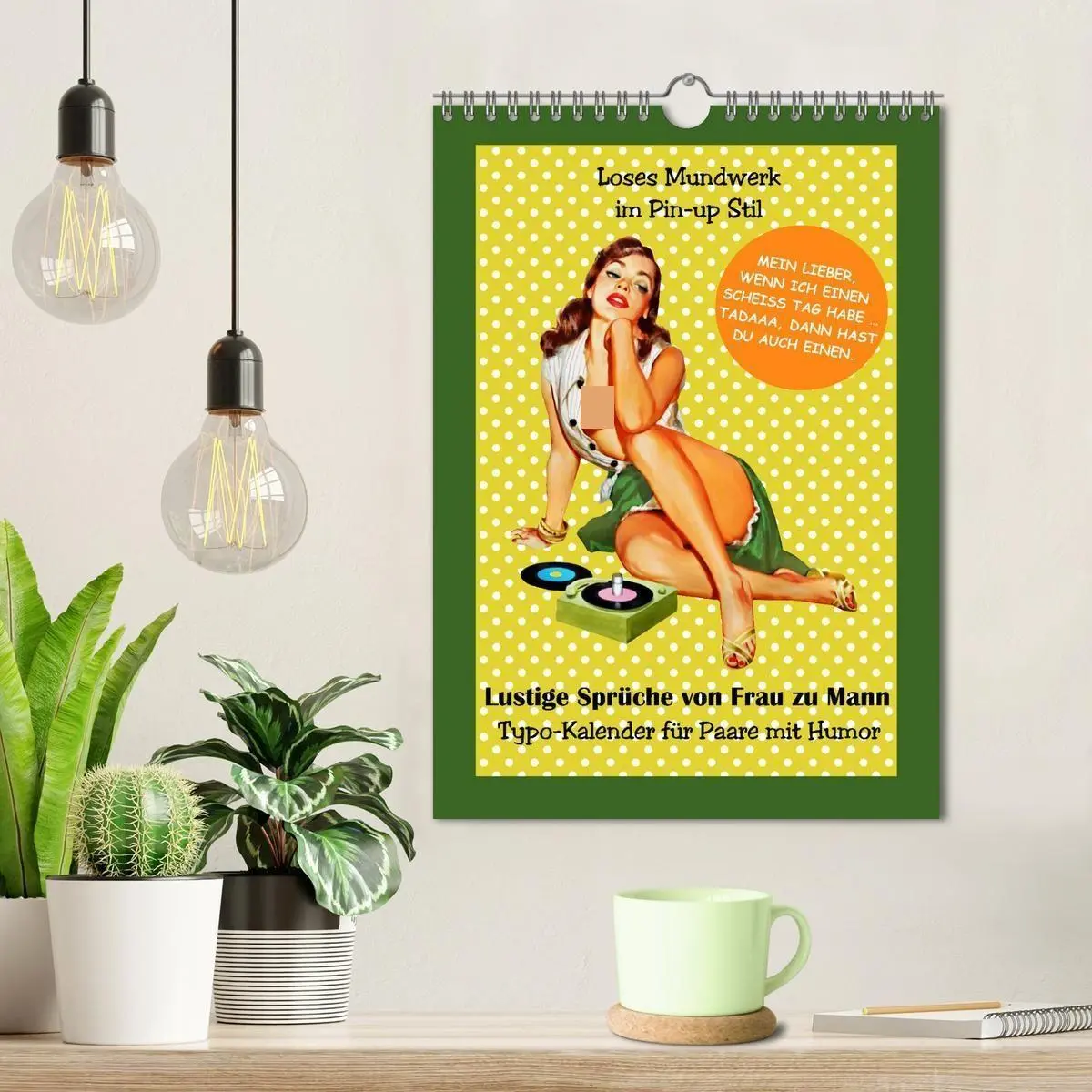 Bild: 9783516375947 | Loses Mundwerk im Pin-up Stil. Lustige Sprüche von Frau zu Mann...