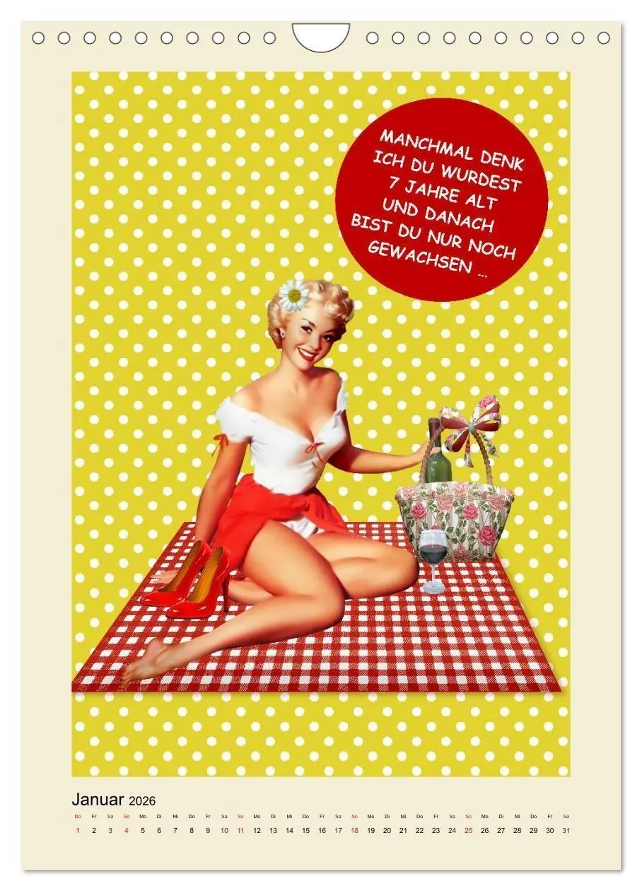 Bild: 9783516375947 | Loses Mundwerk im Pin-up Stil. Lustige Sprüche von Frau zu Mann...