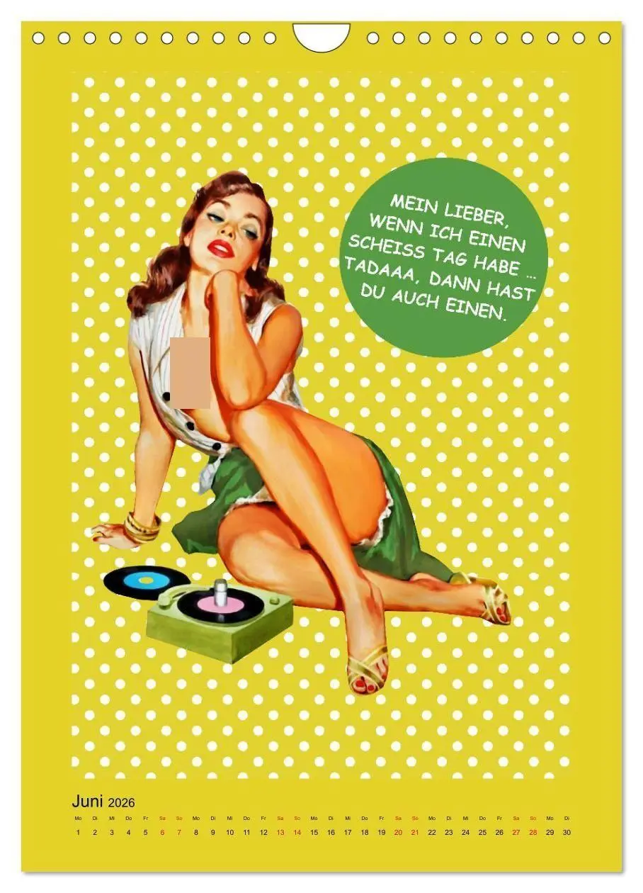 Bild: 9783516375947 | Loses Mundwerk im Pin-up Stil. Lustige Sprüche von Frau zu Mann...