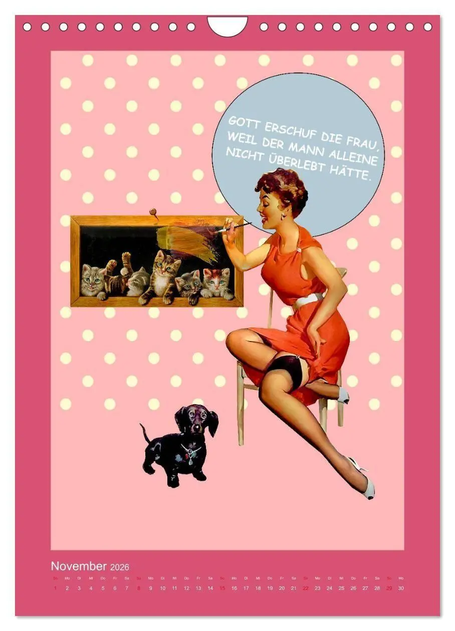Bild: 9783516375947 | Loses Mundwerk im Pin-up Stil. Lustige Sprüche von Frau zu Mann...