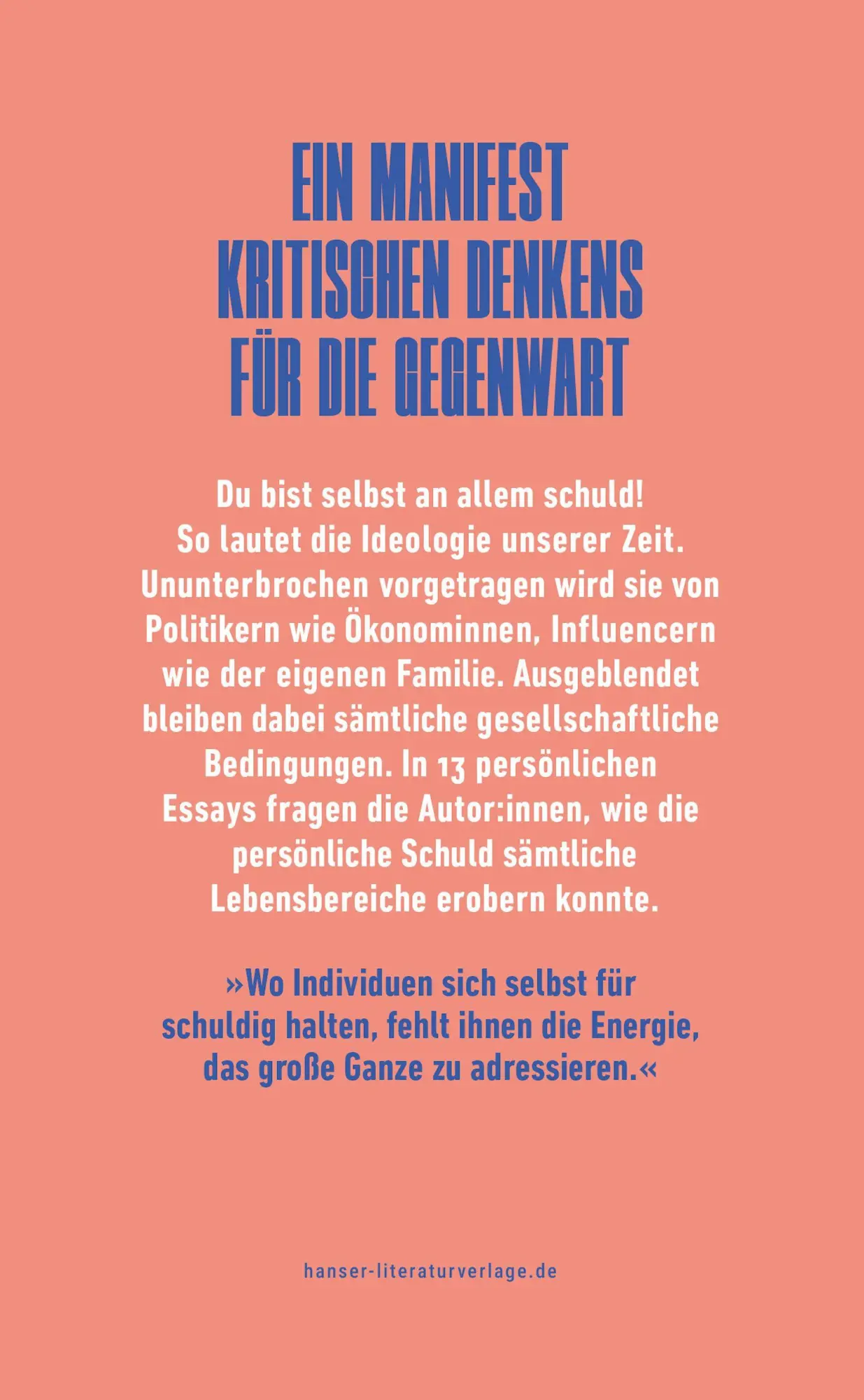 Bild: 9783446286047 | Selbst schuld! | Wolfgang M. Schmitt (u. a.) | Taschenbuch | 256 S.