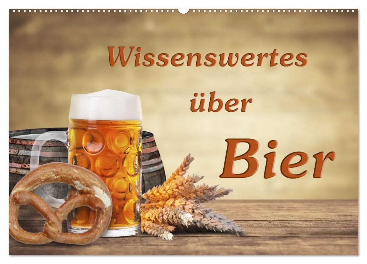 Cover: 9783457626047 | Wissenswertes über Bier (Wandkalender 2026 DIN A2 quer), CALVENDO...