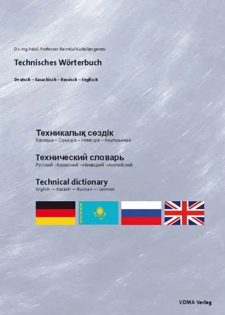 Cover: 9783816306047 | Technisches Wörterbuch | Deutsch - Kasachisch - Russisch - Englisch