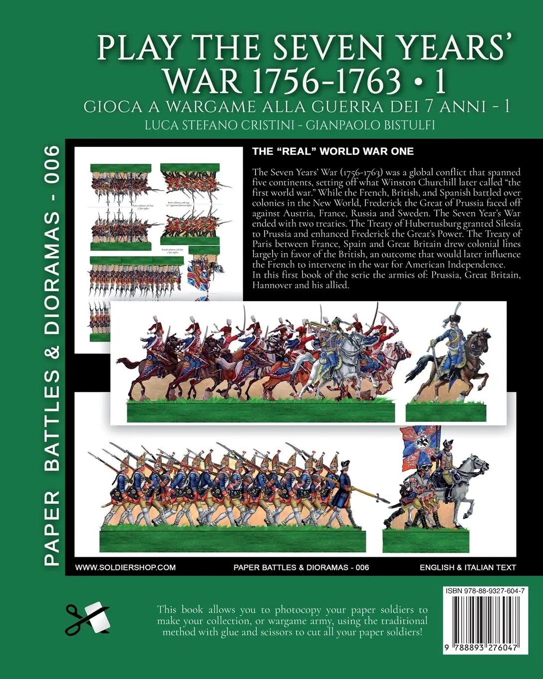 Rückseite: 9788893276047 | Play the Seven Years' War 1756-1763 - Vol. 1 | Luca Stefano Cristini