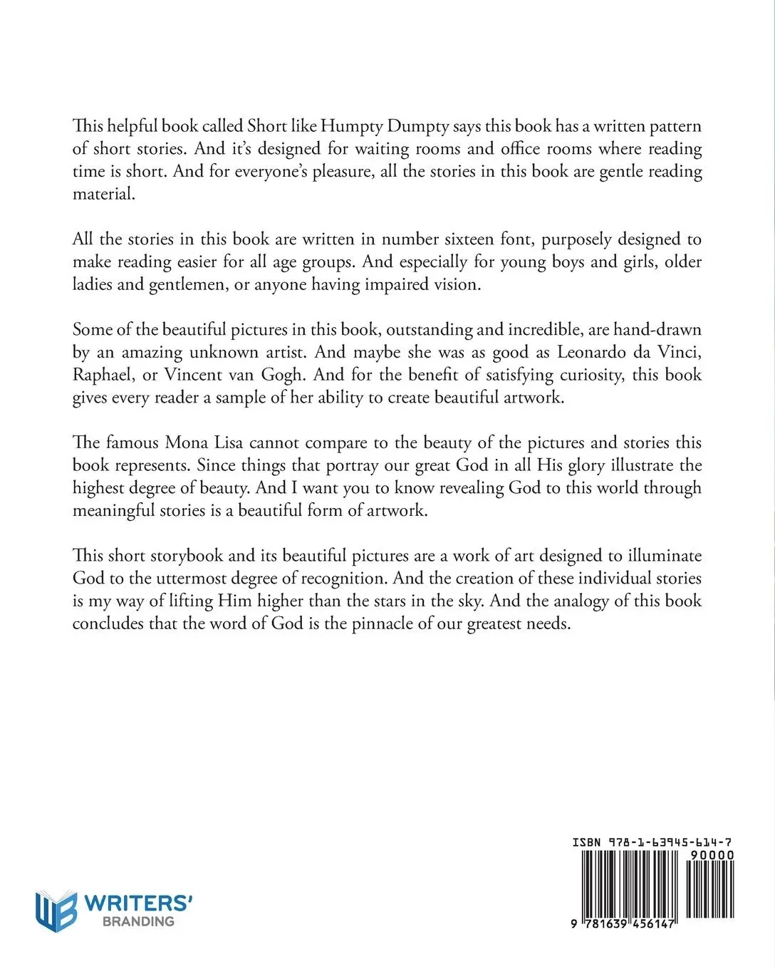 Rückseite: 9781639456147 | Short Like Humpty Dumpty | Paul Castle | Taschenbuch | Englisch | 2023