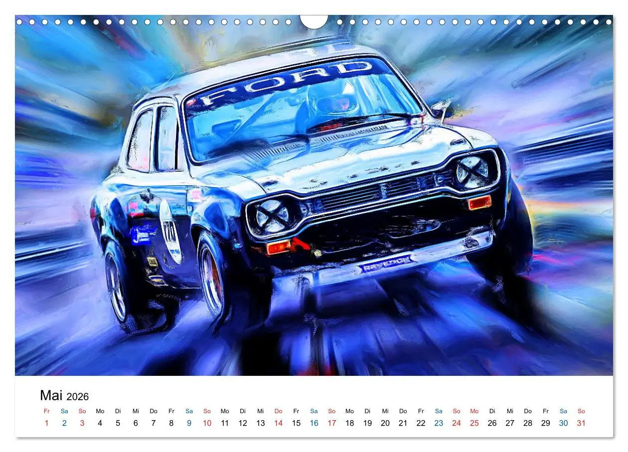 Bild: 9783457786147 | Tourenwagen von gestern (Wandkalender 2026 DIN A3 quer), CALVENDO...