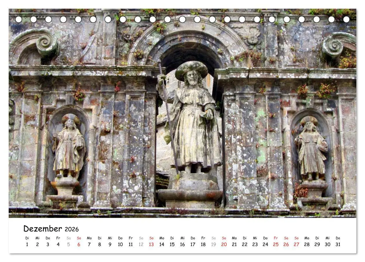 Bild: 9783516016147 | Jakobsweg - Camino Portugues (Tischkalender 2026 DIN A5 quer),...