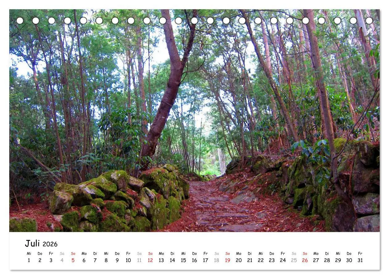 Bild: 9783516016147 | Jakobsweg - Camino Portugues (Tischkalender 2026 DIN A5 quer),...