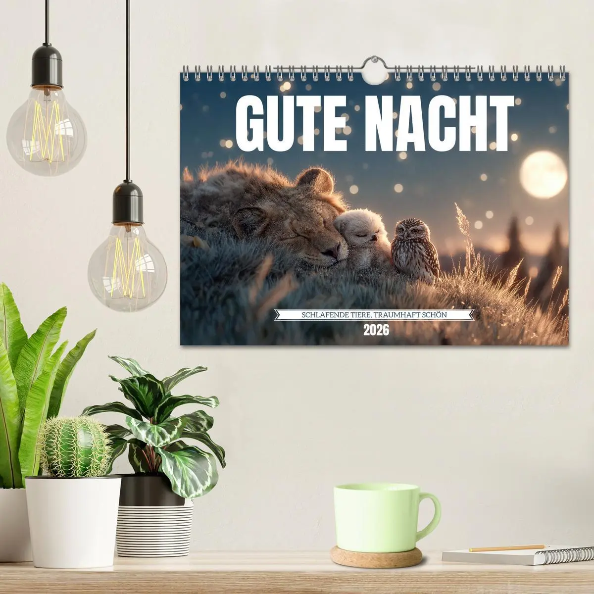 Bild: 9783516636147 | GUTE NACHT - Schlafende Tiere, traumhaft schön (Wandkalender 2026...