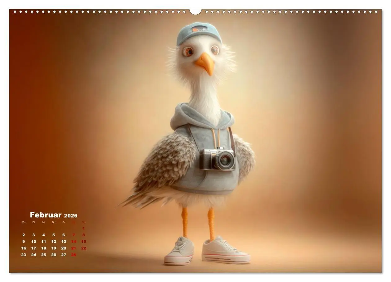 Bild: 9783516706147 | Möwen on Tour (hochwertiger Premium Wandkalender 2026 DIN A2 quer),...